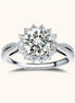 Bague Halo Stellaire Moissanite by Yoldine Paris