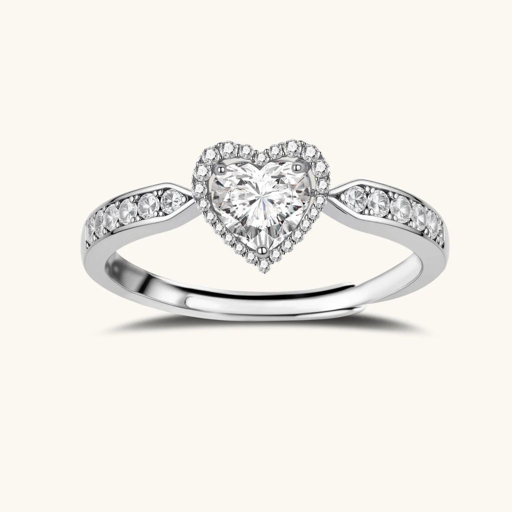 Ensemble Moissanite Symphonie du Cœur by Yoldine Paris