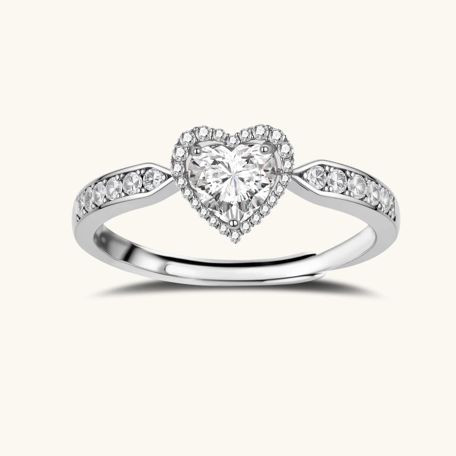 Ensemble Moissanite Symphonie du Cœur by Yoldine Paris