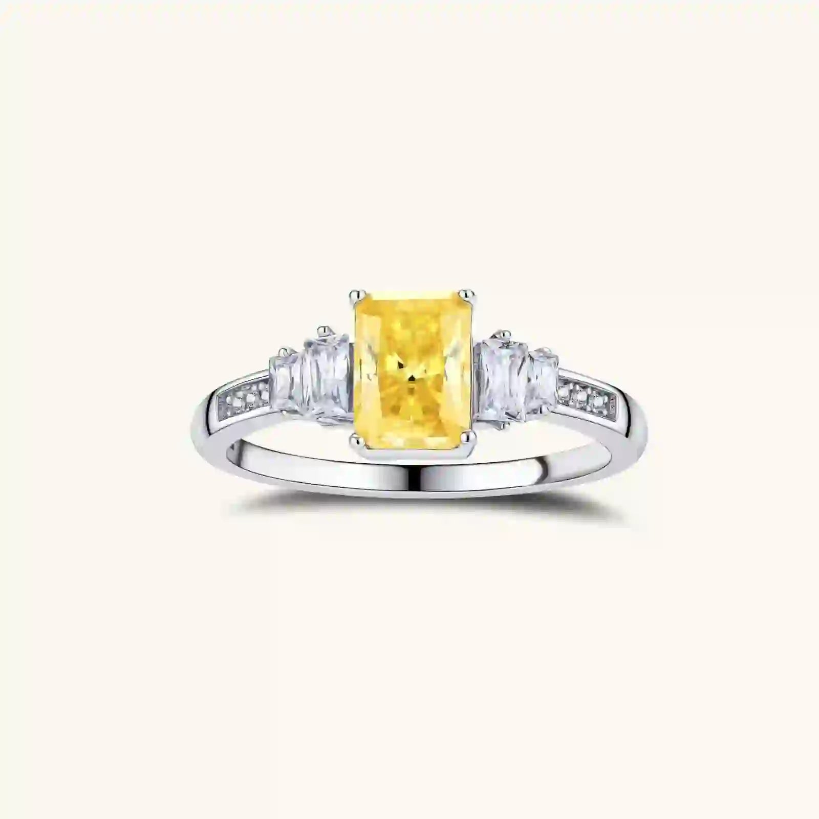 Ensemble Moissanite Rayonnement Doré by Yoldine Paris