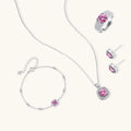 Parure Moissanite Blush Dreams by Yoldine Paris