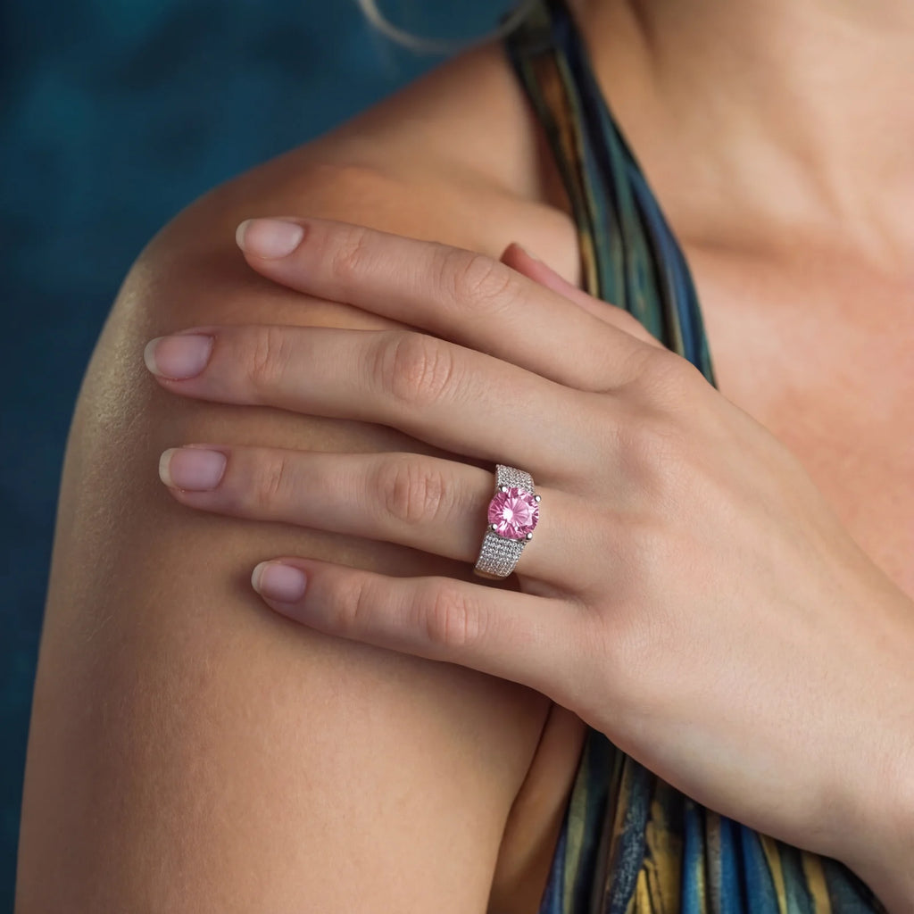 Parure Moissanite Blush Dreams by Yoldine Paris