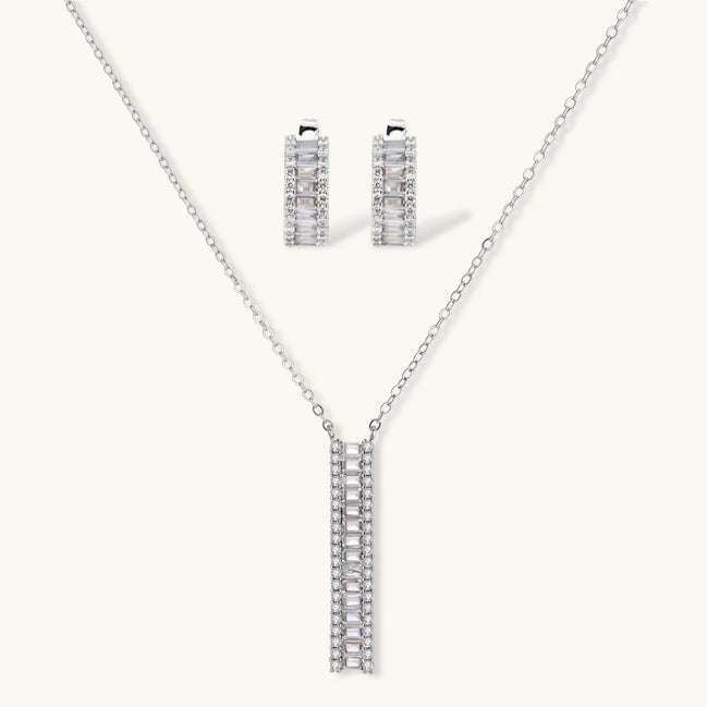 Parure Bijoux Linear Luxe by Yoldine Paris