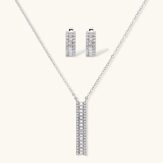 Parure Bijoux Linear Luxe by Yoldine Paris
