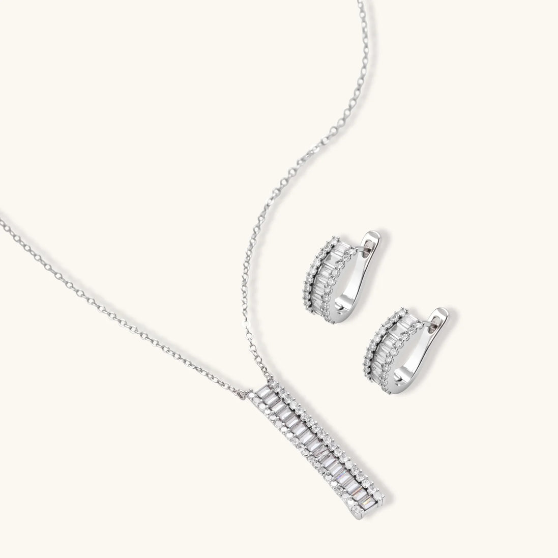 Parure Bijoux Linear Luxe by Yoldine Paris