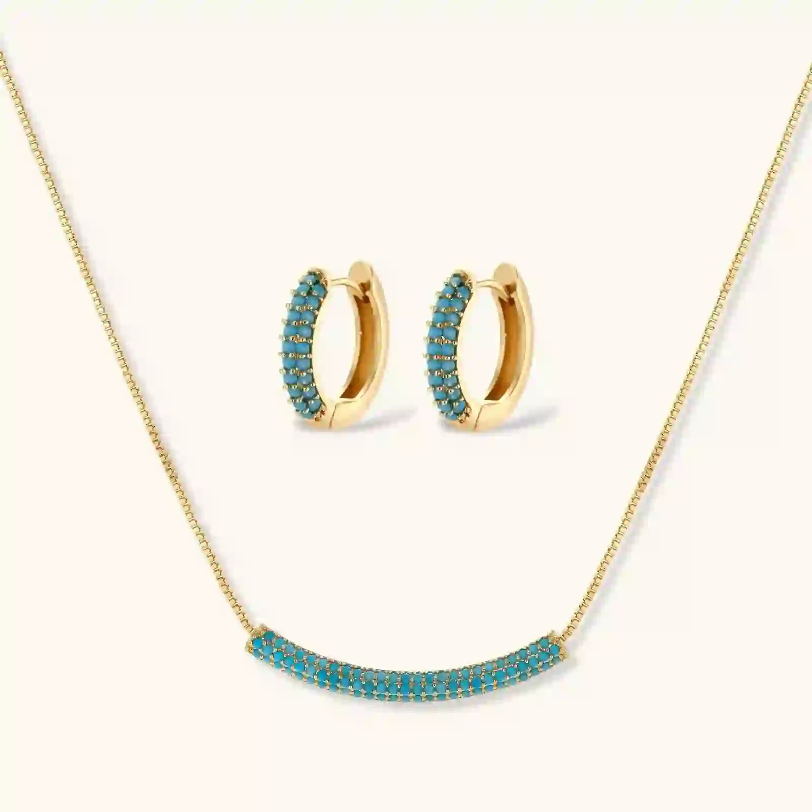 Parure Azure Curve by Yoldine Paris