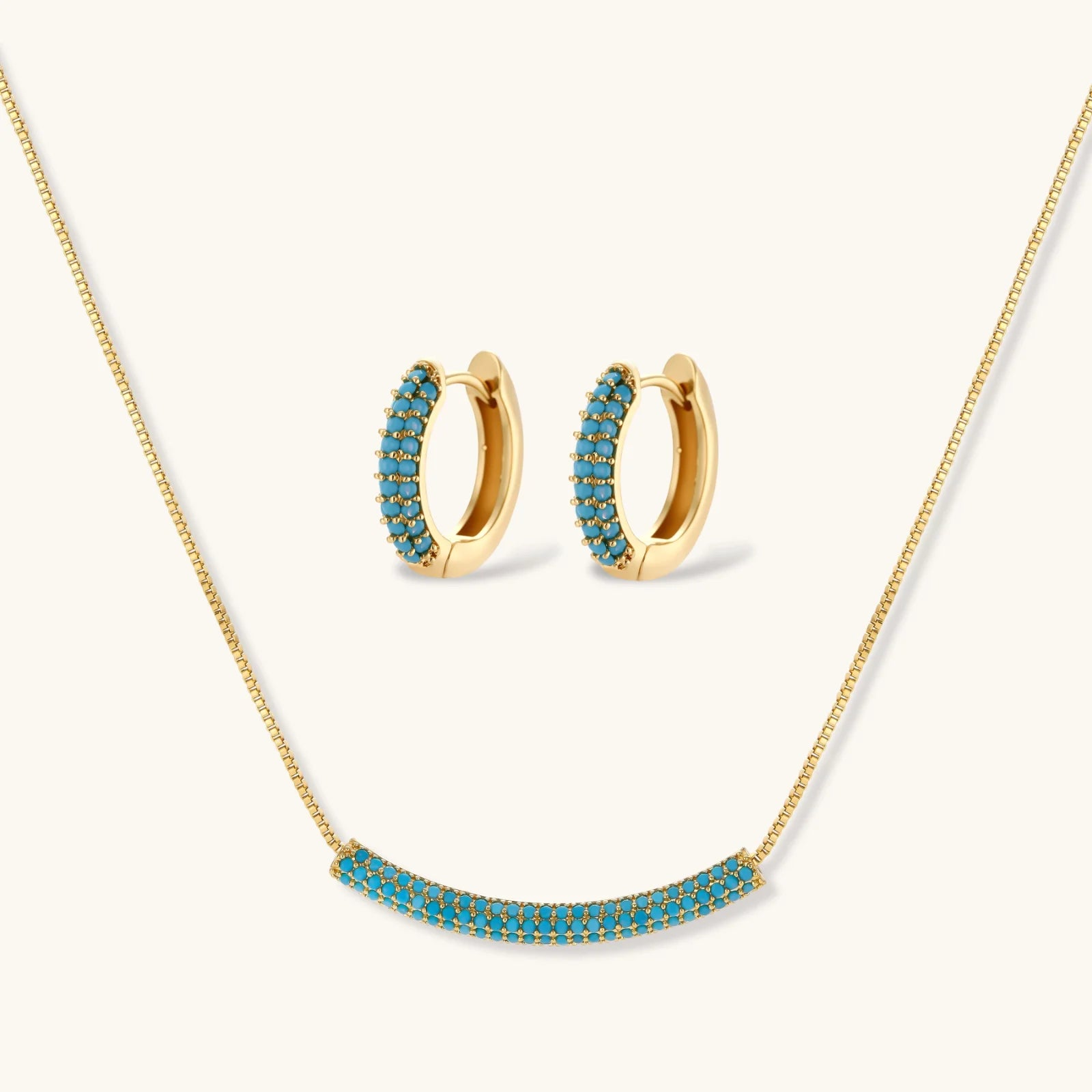 Parure Azure Curve by Yoldine Paris