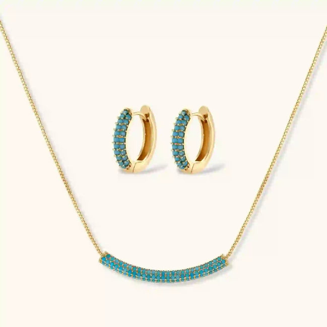 Parure Azure Curve by Yoldine Paris