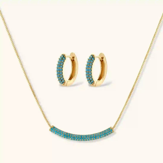 Parure Azure Curve by Yoldine Paris