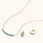 Parure Azure Curve by Yoldine Paris