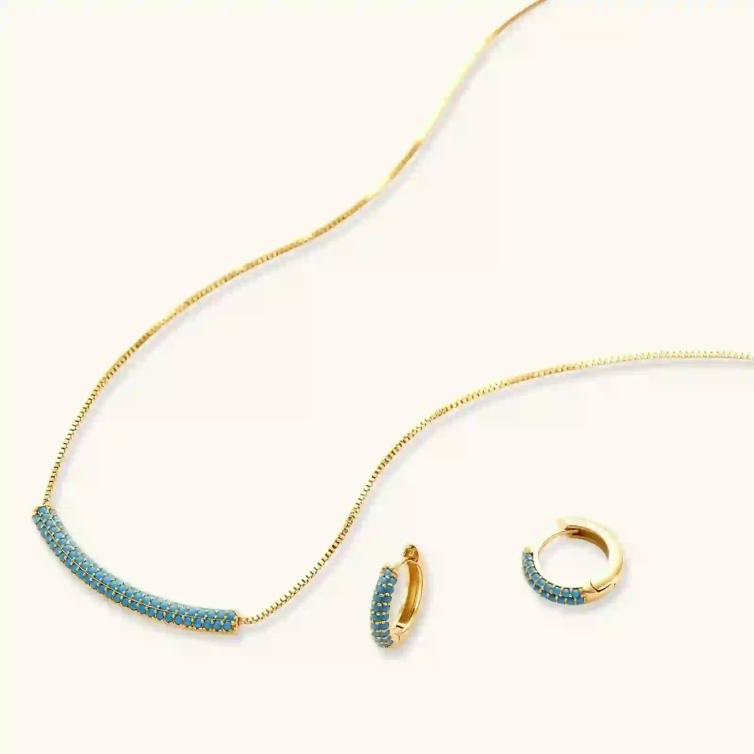 Parure Azure Curve by Yoldine Paris
