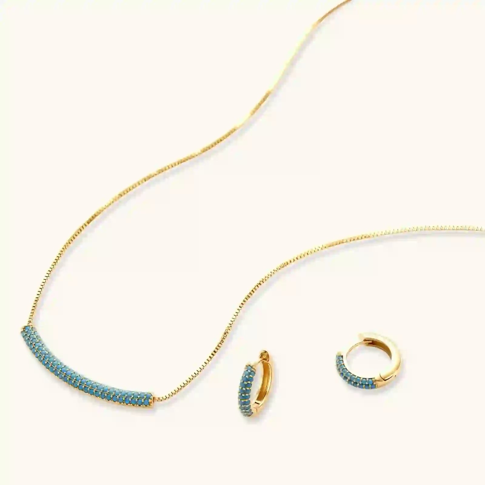 Parure Azure Curve by Yoldine Paris