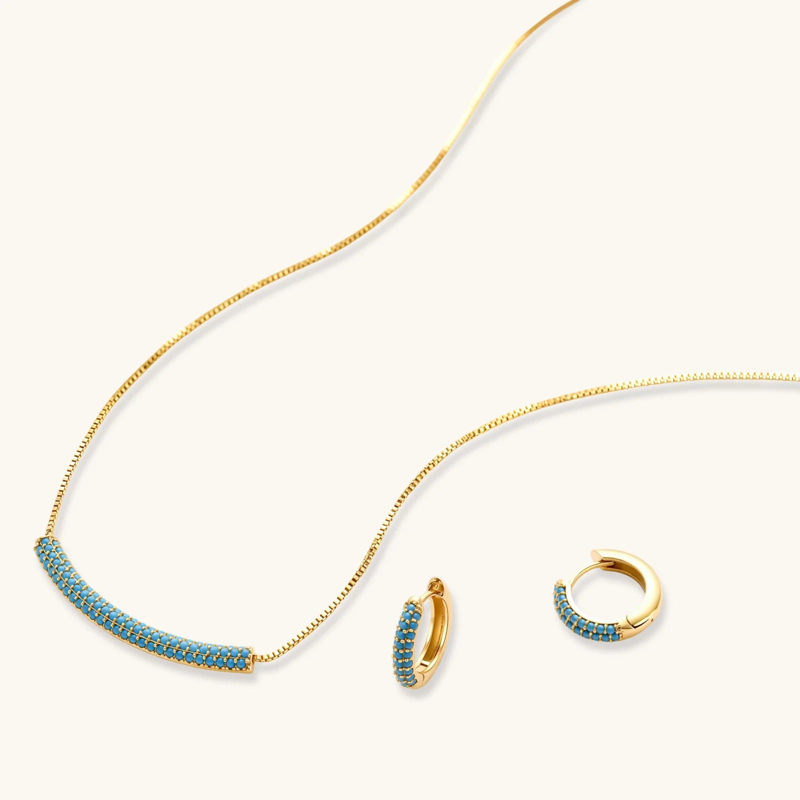 Parure Azure Curve by Yoldine Paris