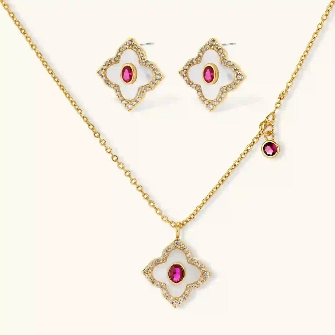 Parure de Bijoux Flower Power by Yoldine Paris