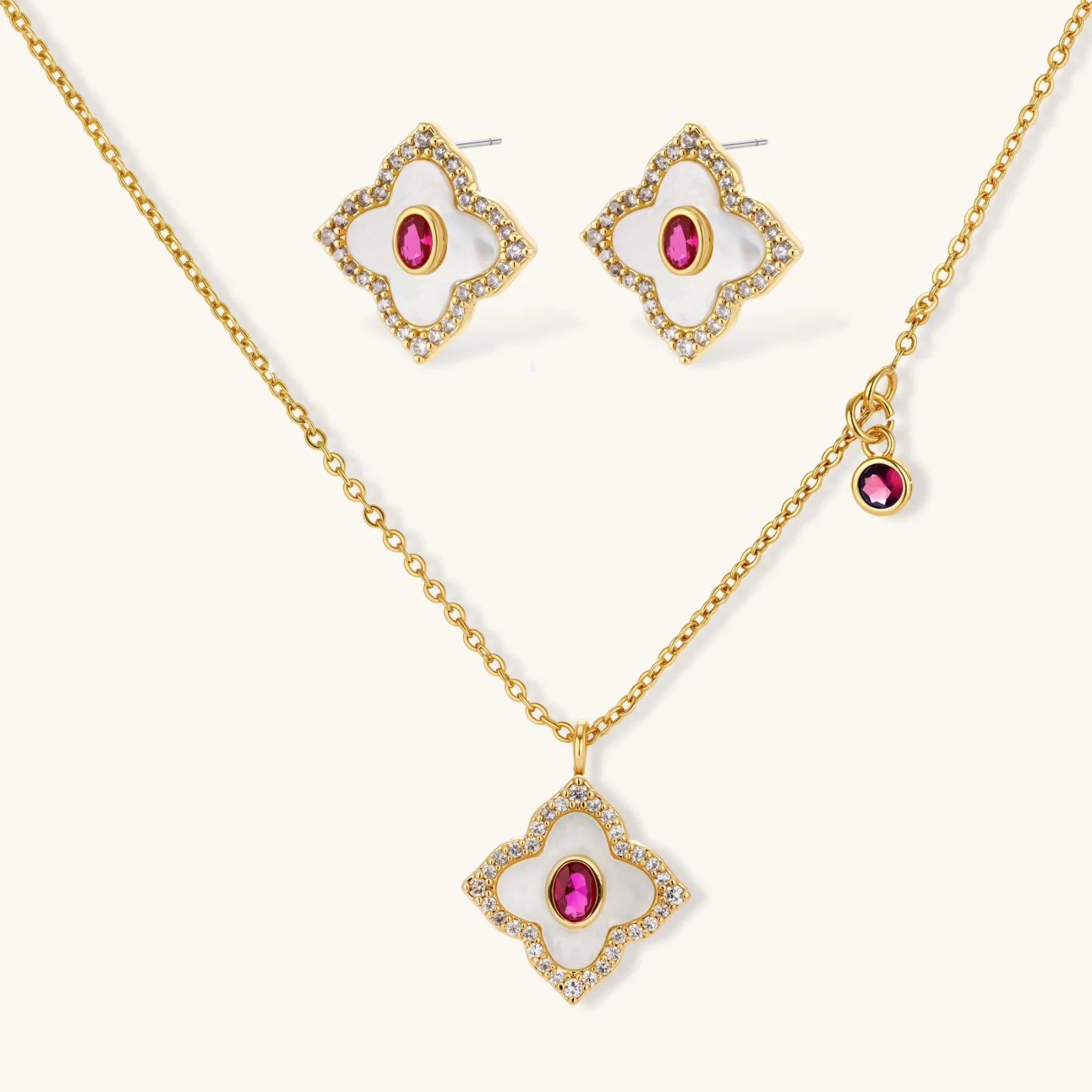 Parure de Bijoux Flower Power by Yoldine Paris