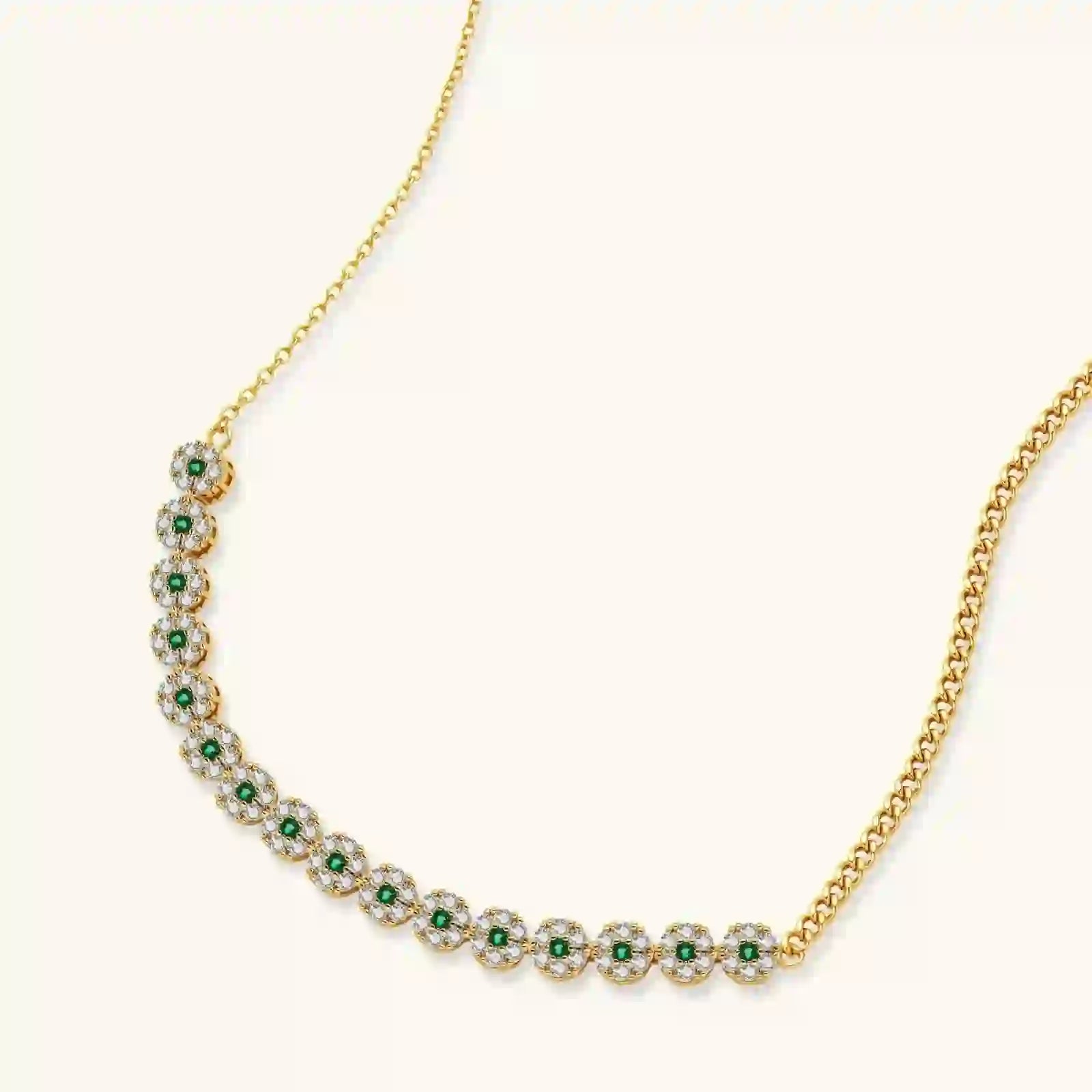 Parure Jardin Émeraude by Yoldine Paris