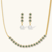 Parure Jardin Émeraude by Yoldine Paris