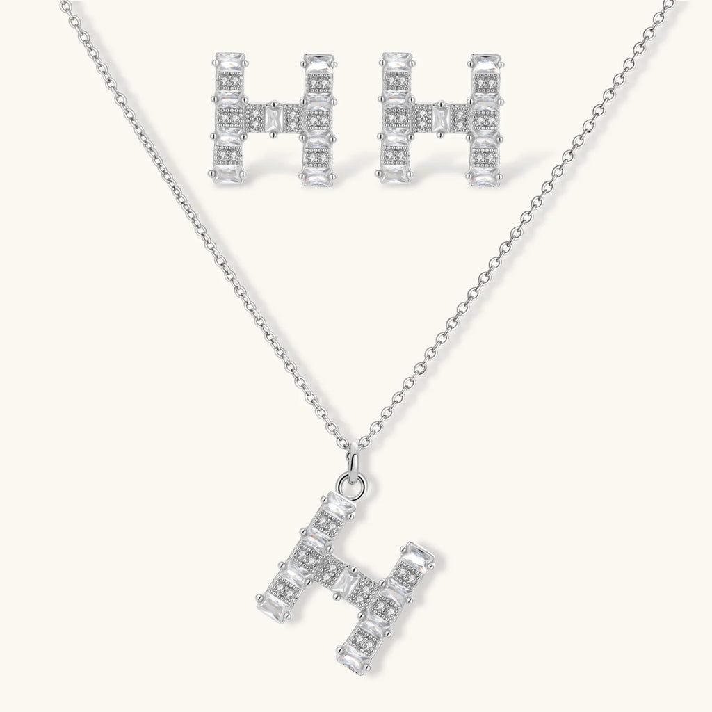 Parure Initiale H Heritage by Yoldine Paris