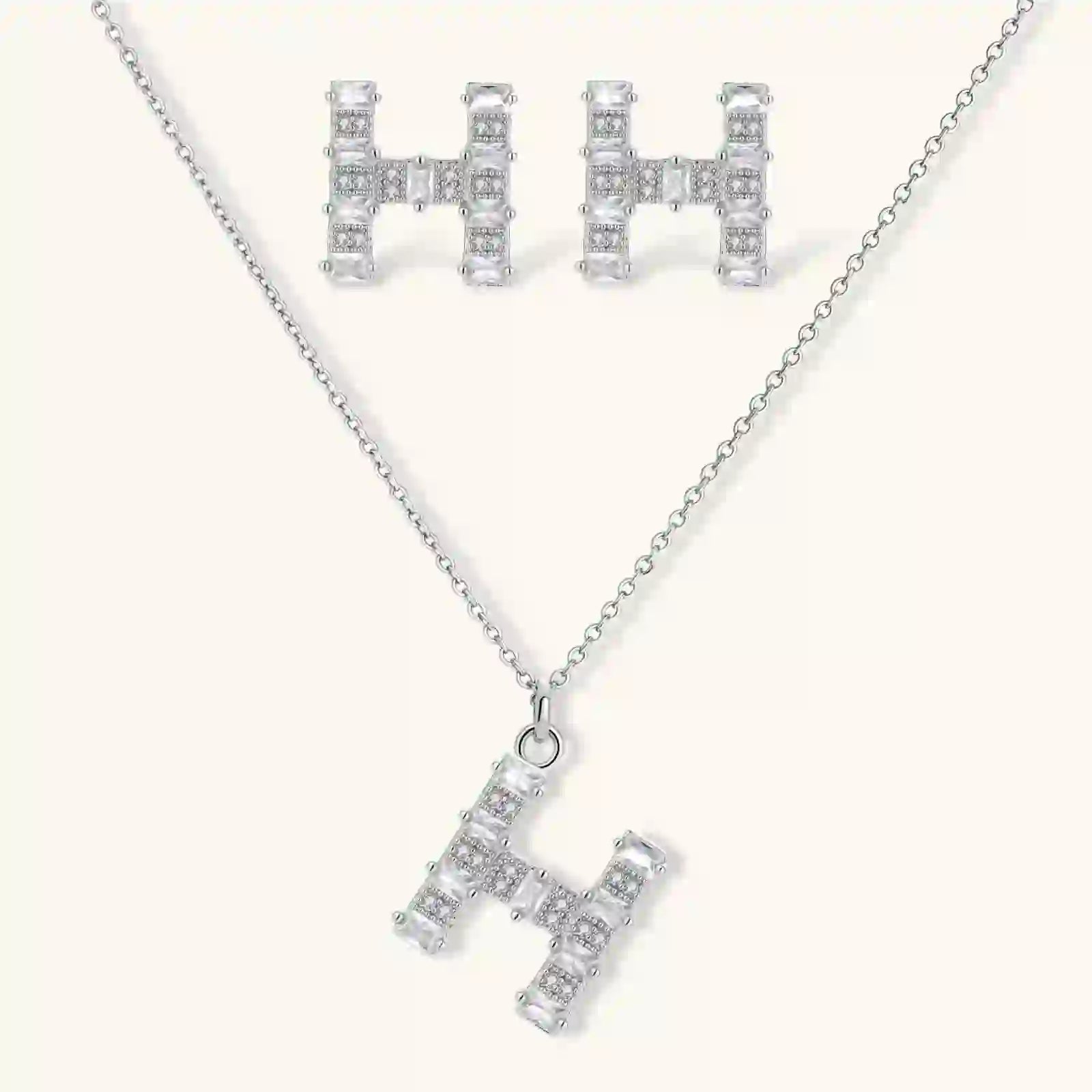 Parure Initiale H Heritage by Yoldine Paris