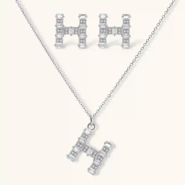 Parure Initiale H Heritage by Yoldine Paris