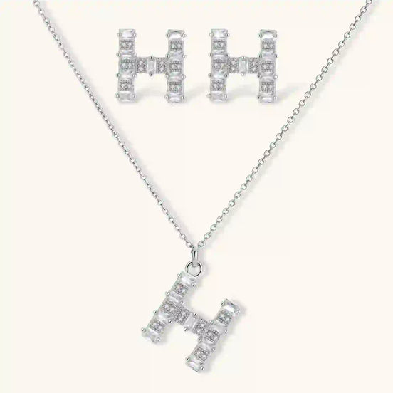 Parure Initiale H Heritage by Yoldine Paris