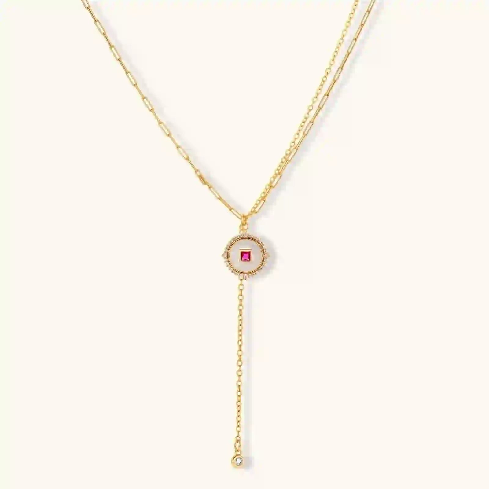 Parure Médaillon Luxe by Yoldine Paris