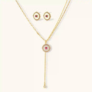 Parure Médaillon Luxe by Yoldine Paris