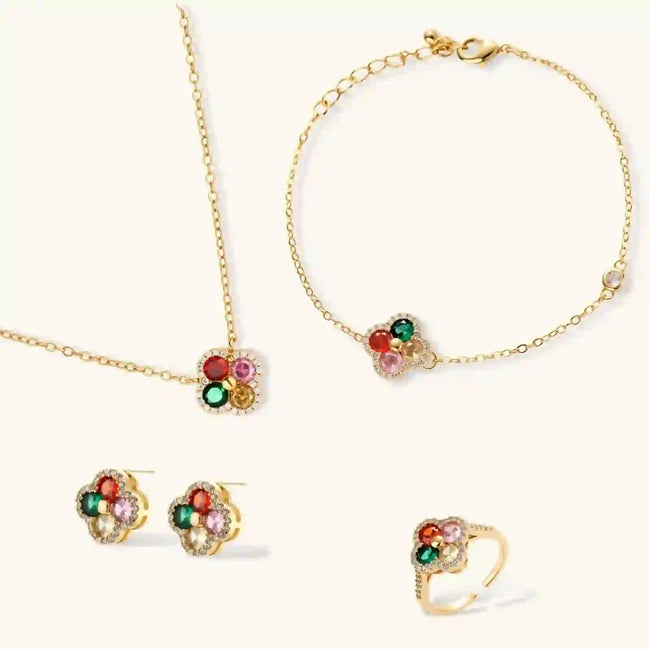Parure Trèfle Porte-Bonheur by Yoldine Paris