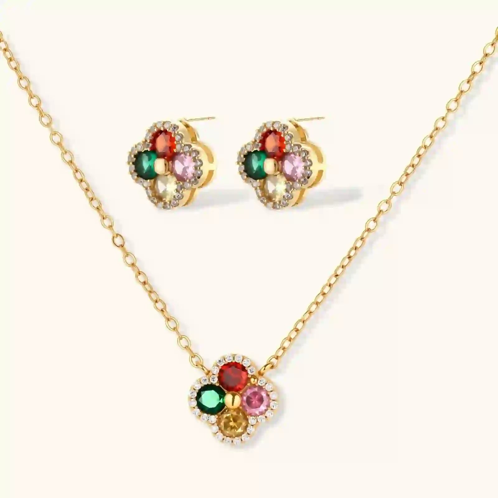 Parure Trèfle Porte-Bonheur by Yoldine Paris