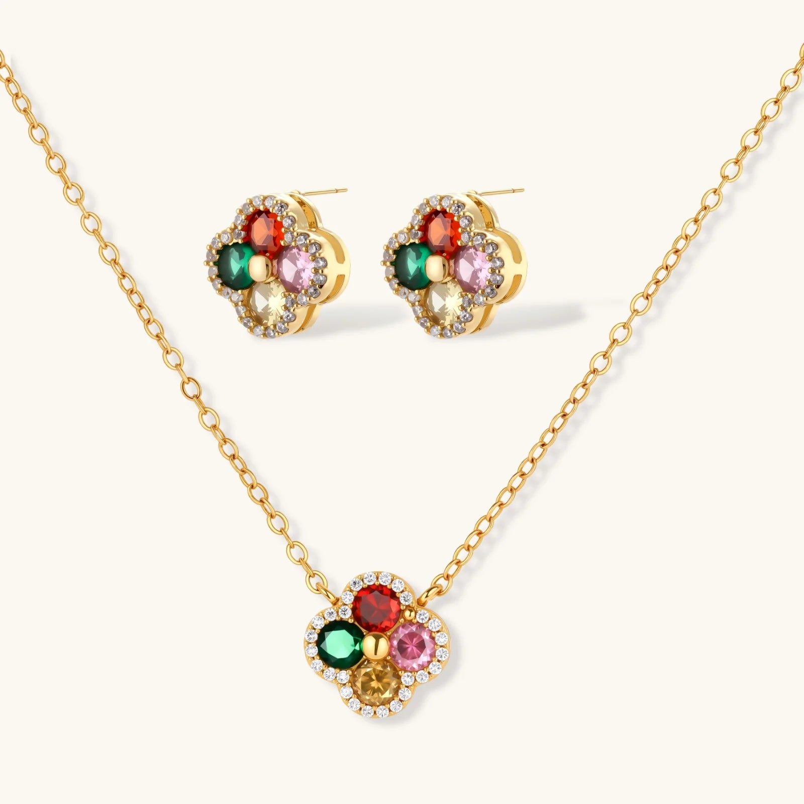 Parure Trèfle Porte-Bonheur by Yoldine Paris