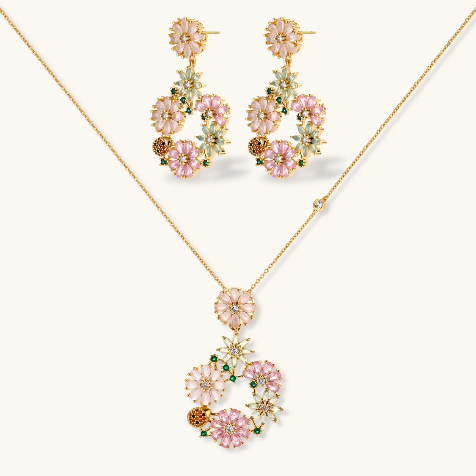 Parure Jardin Fleuri by Yoldine Paris