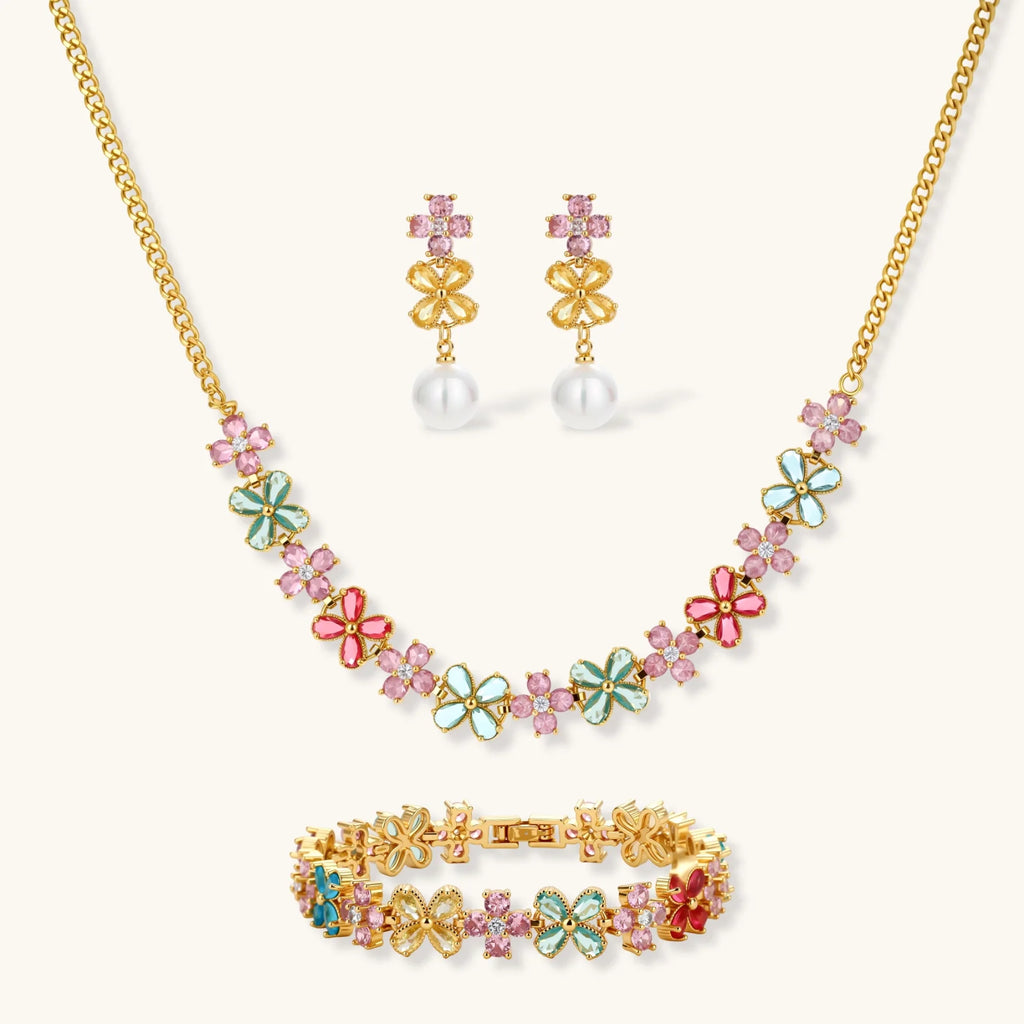 Parure Fleurs du Jardin by Yoldine Paris