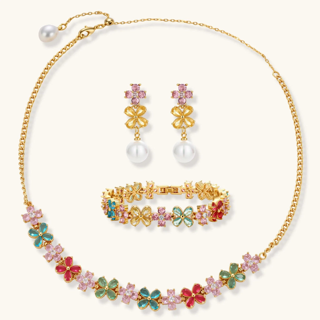 Parure Fleurs du Jardin by Yoldine Paris