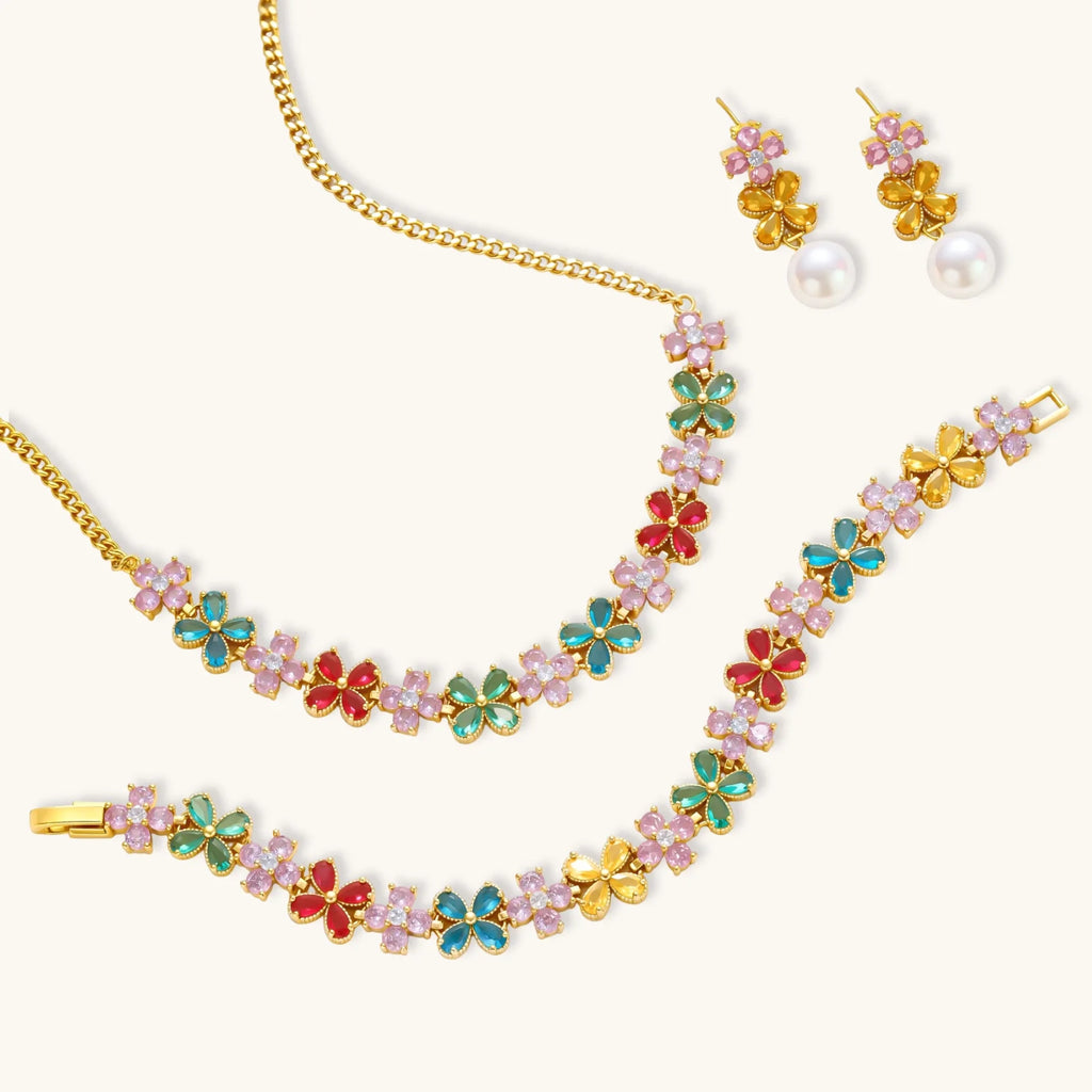 Parure Fleurs du Jardin by Yoldine Paris