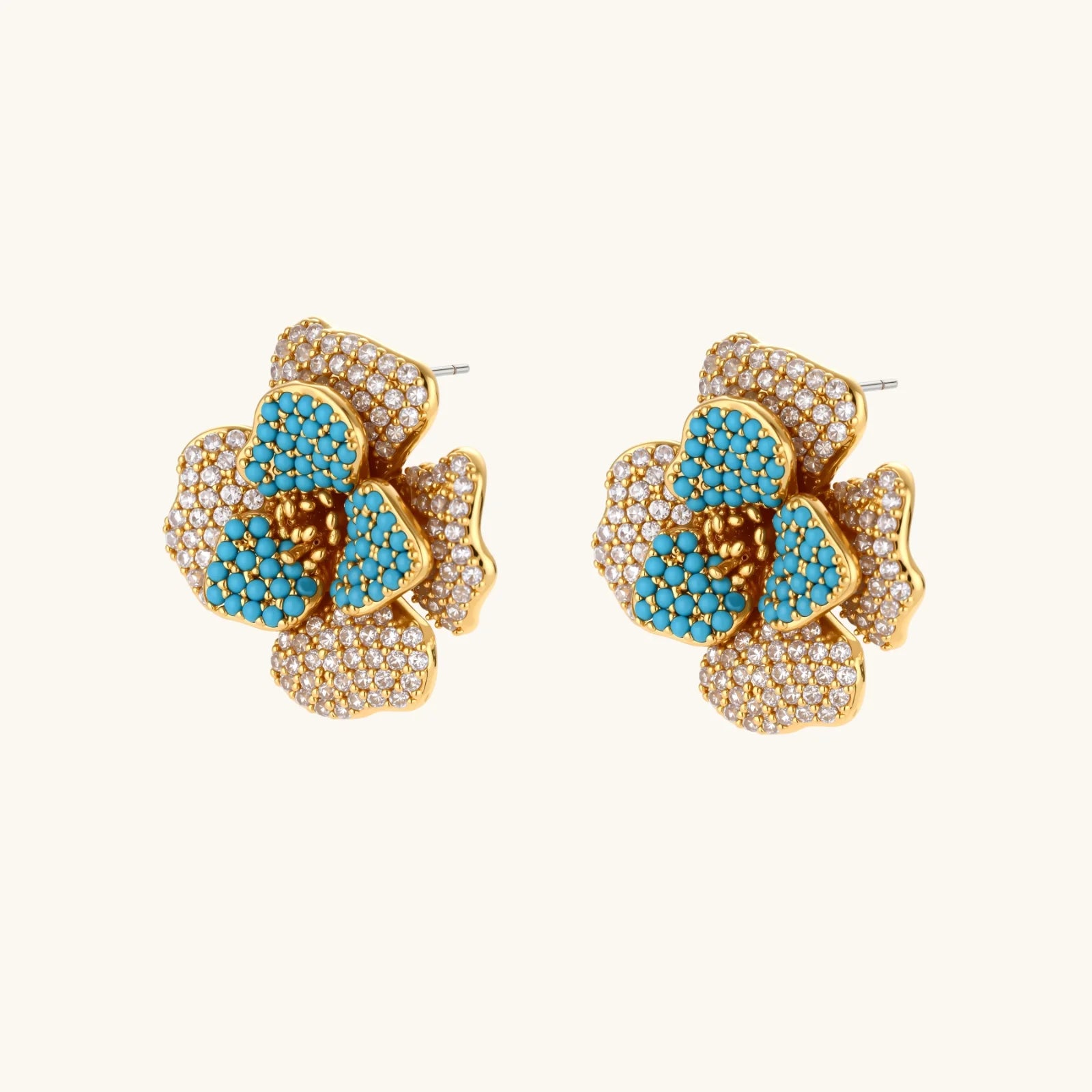 Parure Saphir en Fleurs by Yoldine Paris