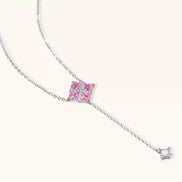 Parure Croix Prisme Rose by Yoldine Paris