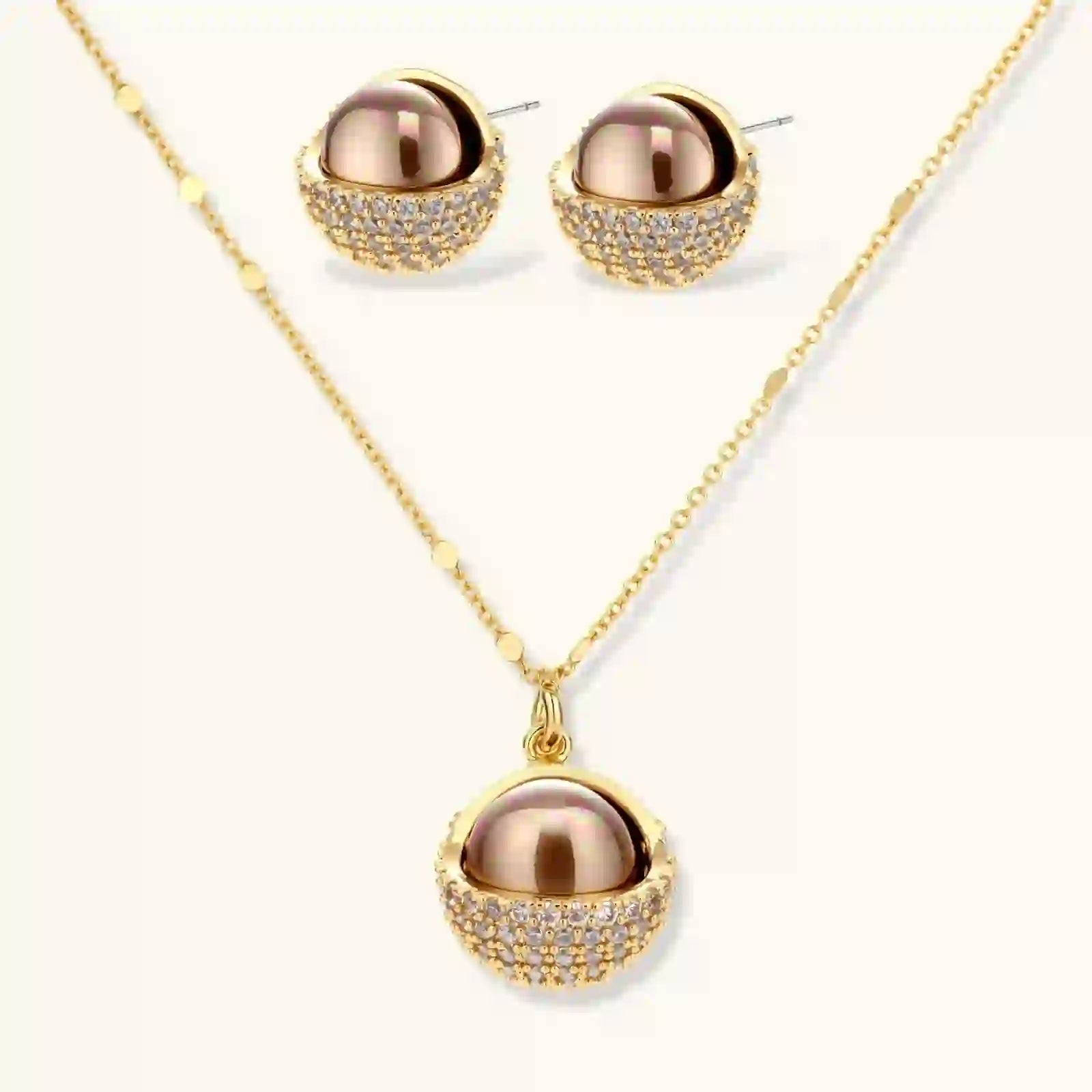 Parure Solar Sphere by Yoldine Paris