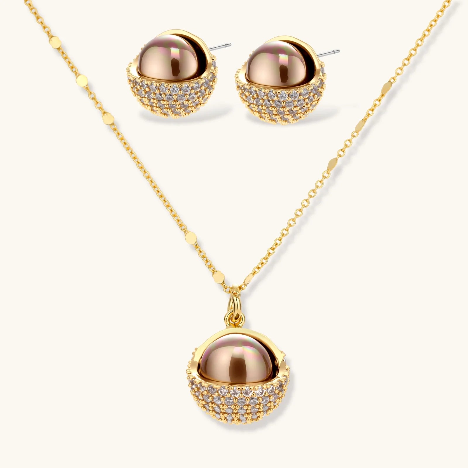 Parure Solar Sphere by Yoldine Paris
