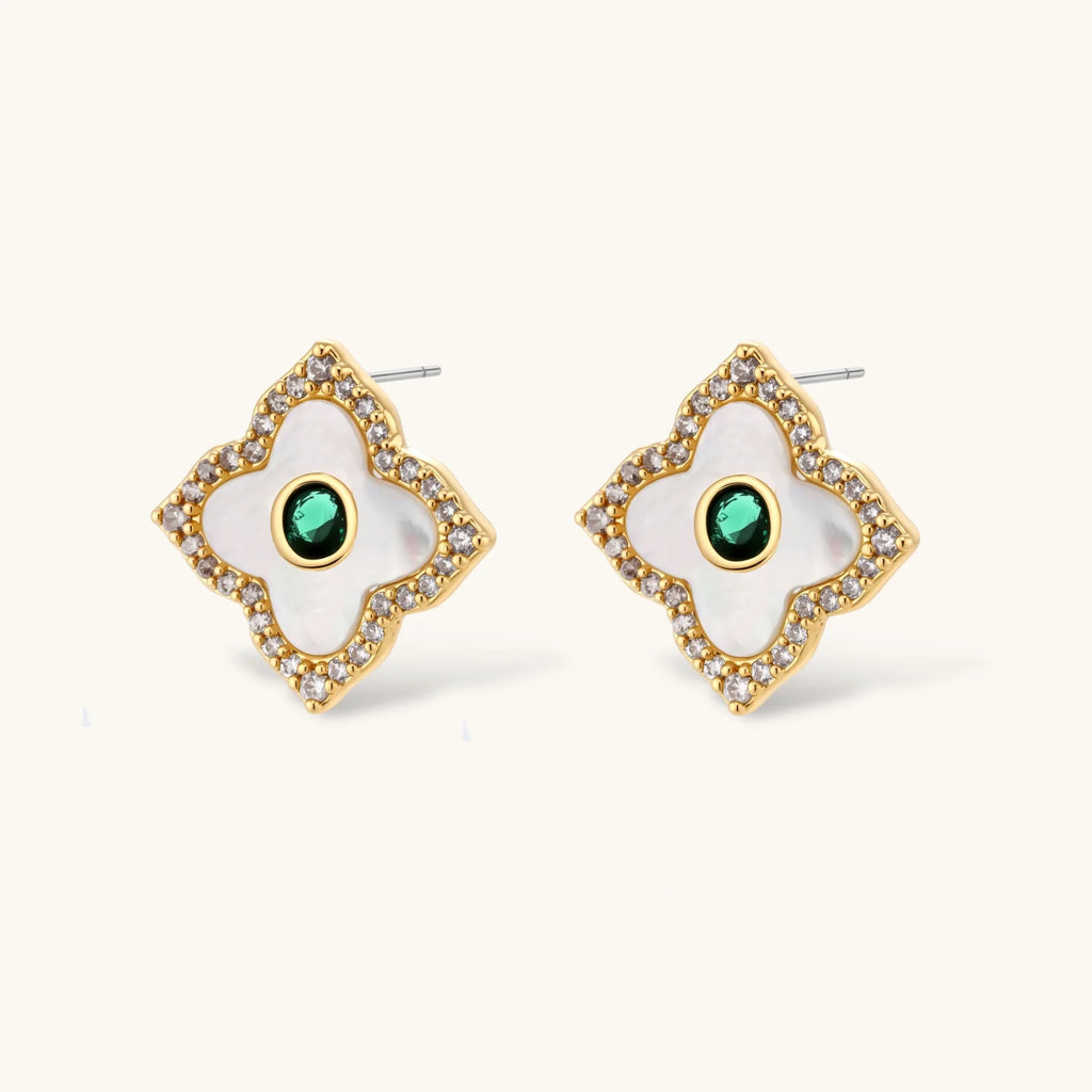 Parure Emerald Bloom by Yoldine Paris