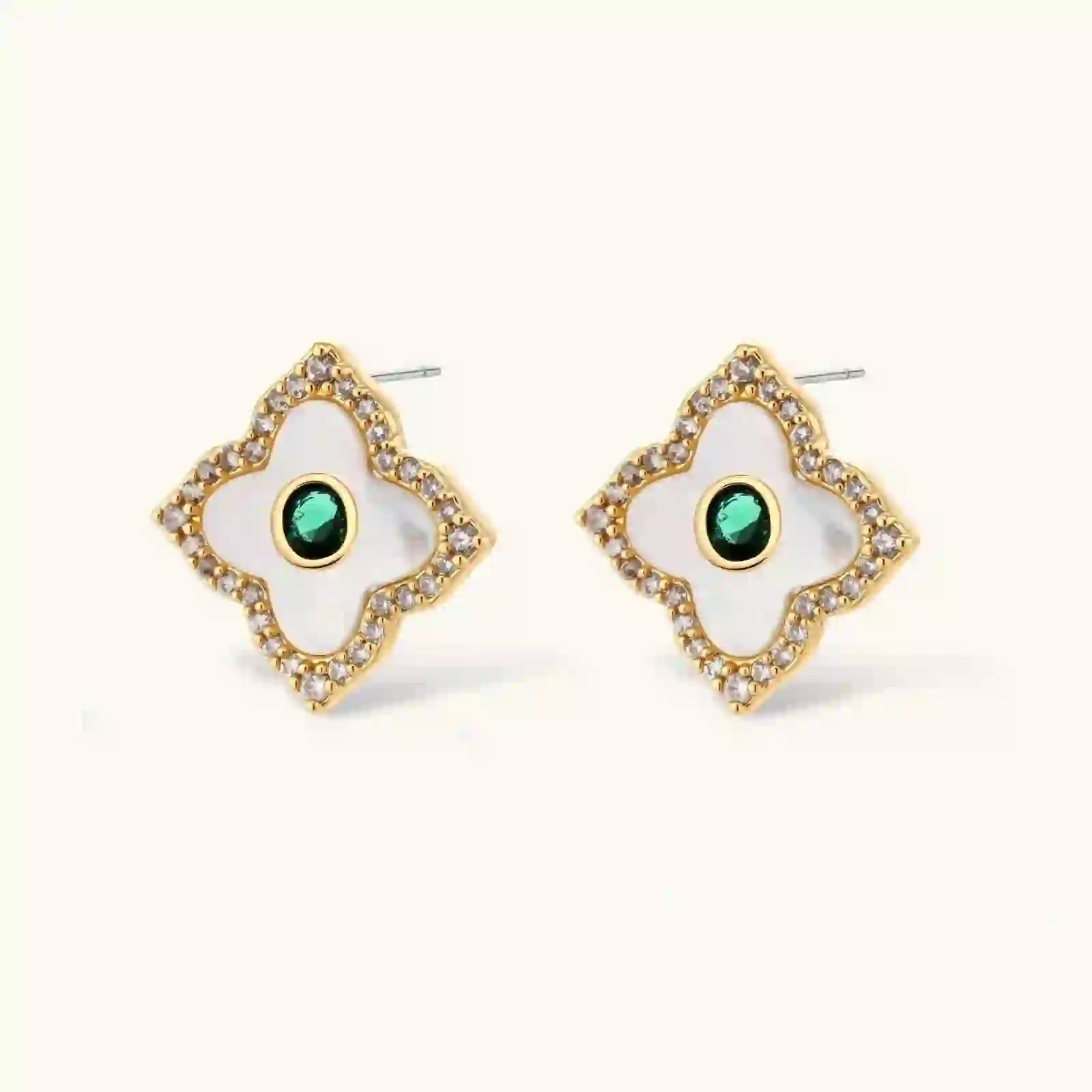 Parure Emerald Bloom by Yoldine Paris