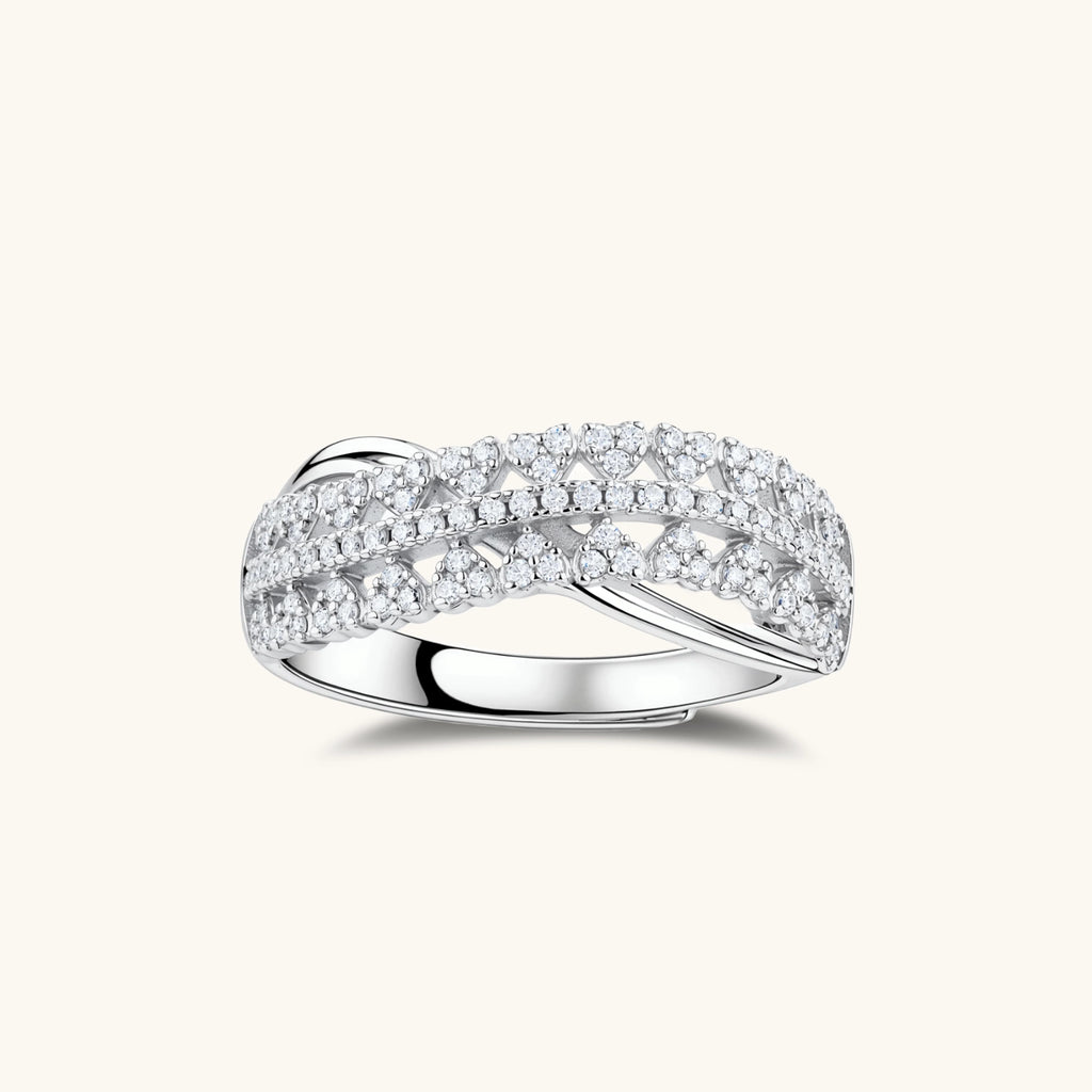 Bague Croisée Infini by Yoldine Paris