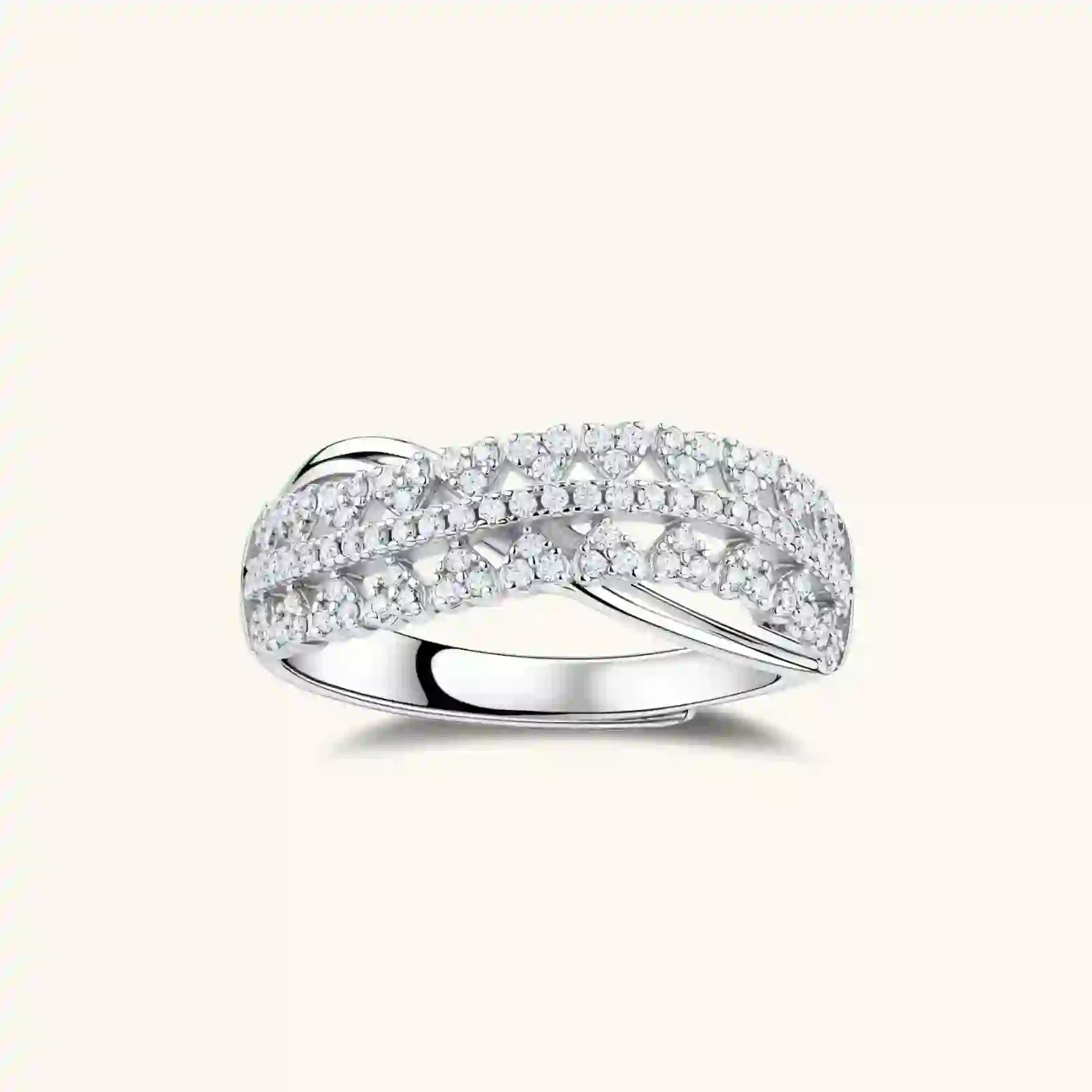 Bague Croisée Infini by Yoldine Paris