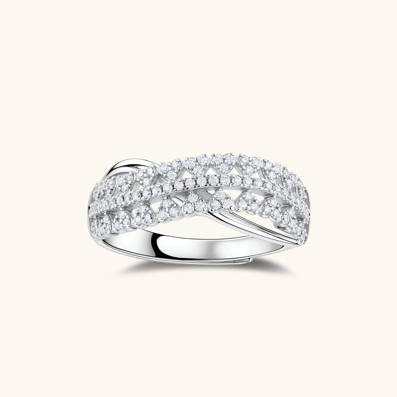 Bague Croisée Infini by Yoldine Paris