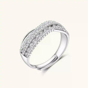 Bague Croisée Infini by Yoldine Paris
