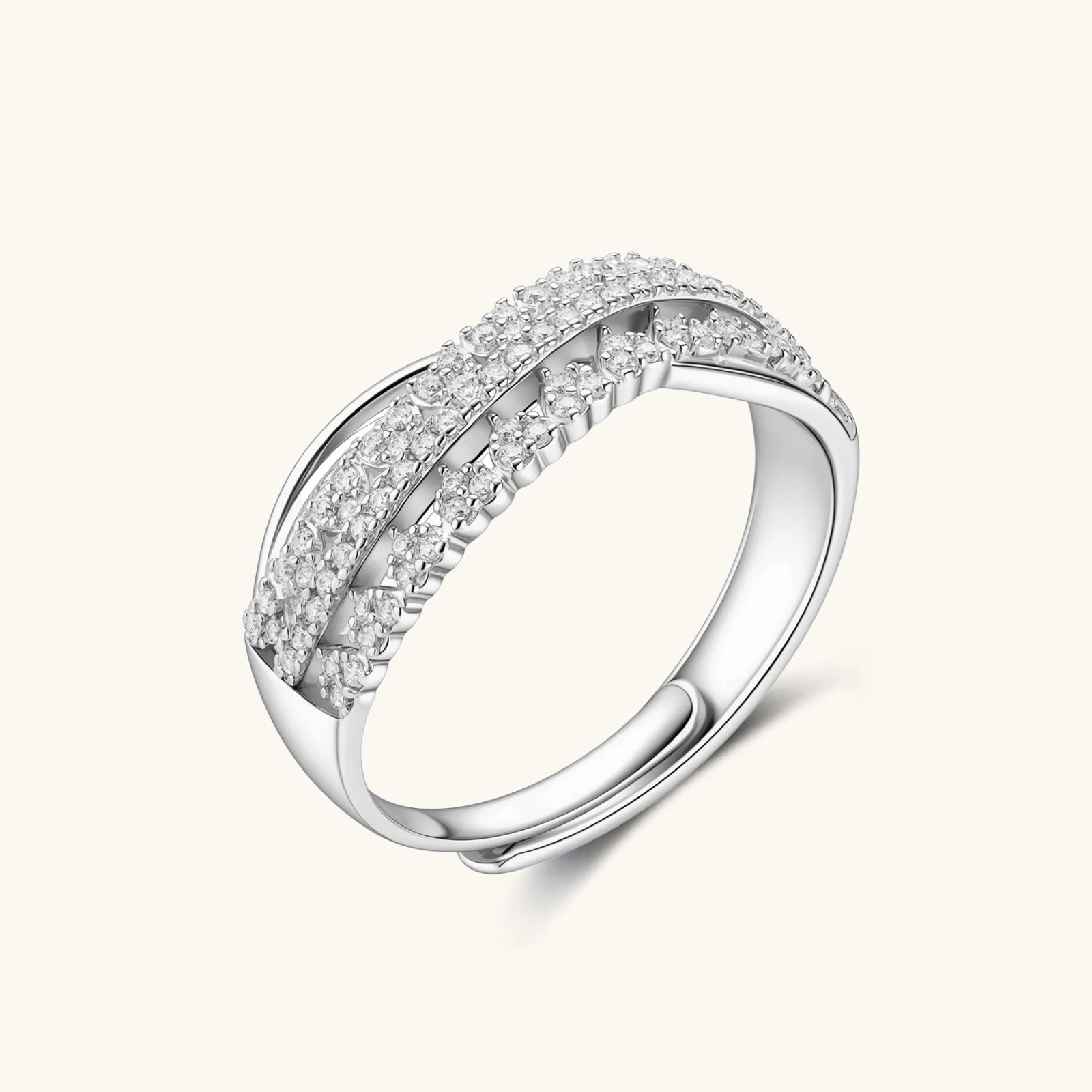 Bague Croisée Infini by Yoldine Paris