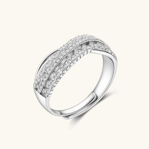 Bague Croisée Infini by Yoldine Paris