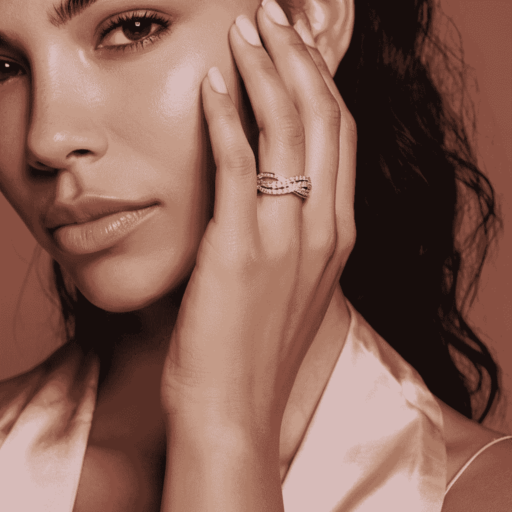 Bague Croisée Infini by Yoldine Paris
