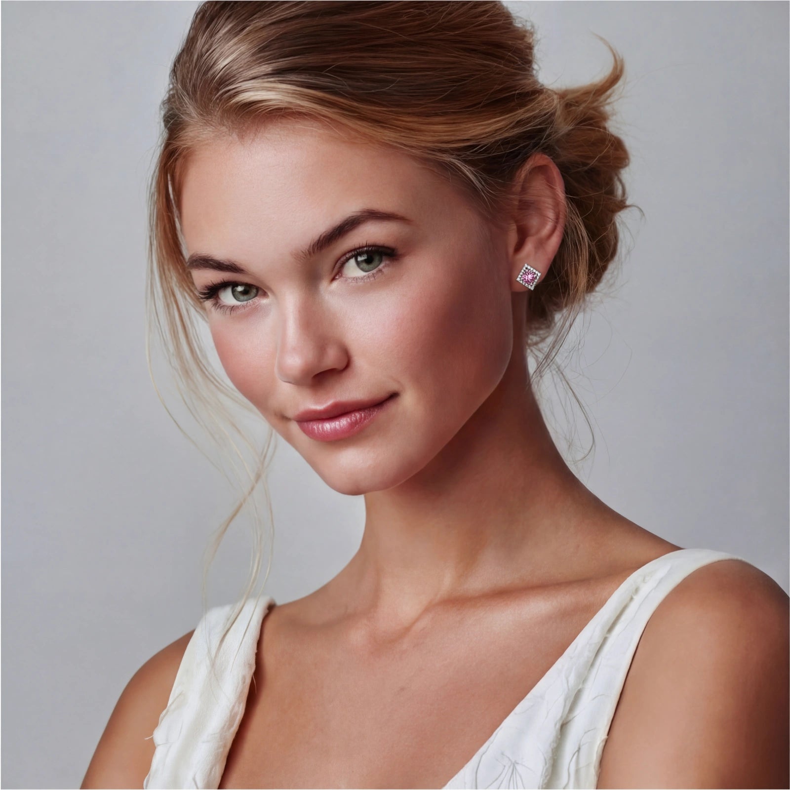 Clous Halo Diamant by Yoldine Paris