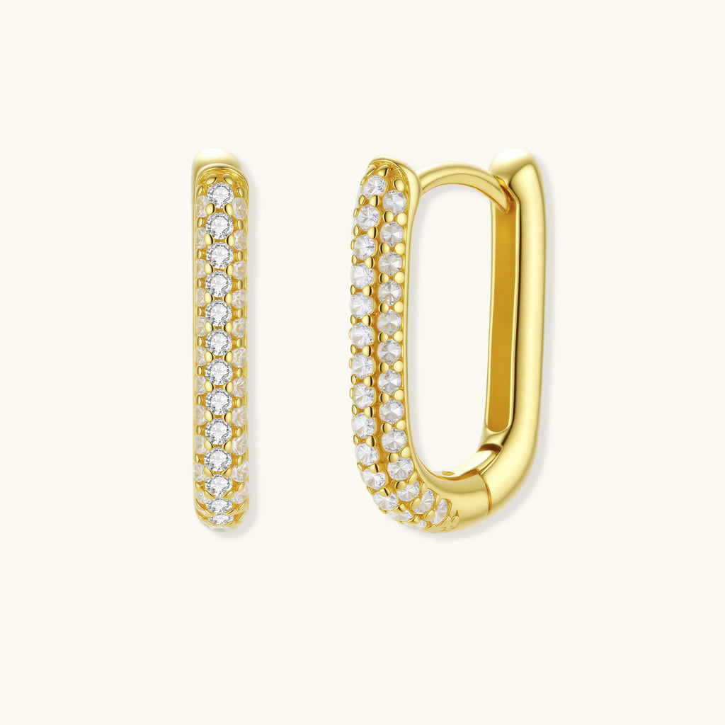 Boucles d'Oreilles Huggie Étoilées by Yoldine Paris