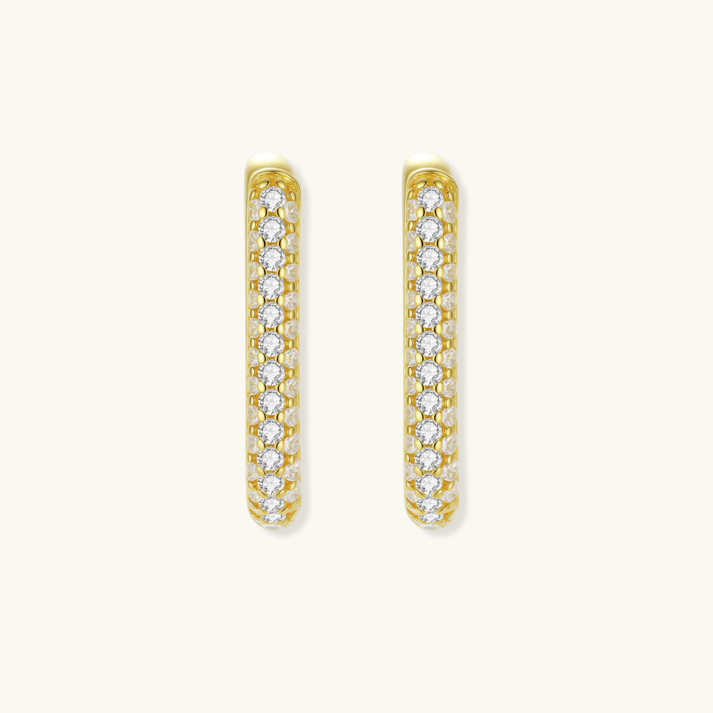Boucles d'Oreilles Huggie Étoilées by Yoldine Paris
